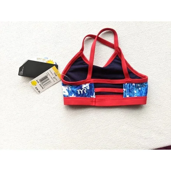 Girl's TYR Swimsuit Size XS 4/5 Twinkle Della Boy Shorts Trinity Top USA NEW - Picture 5 of 6
